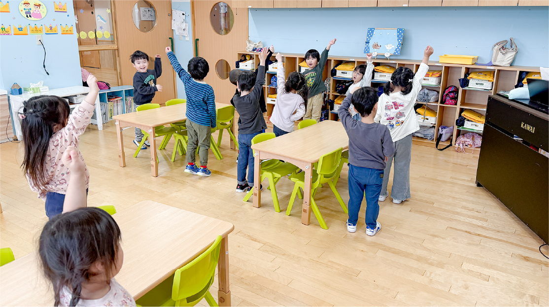 朝の会・あいさつの練習